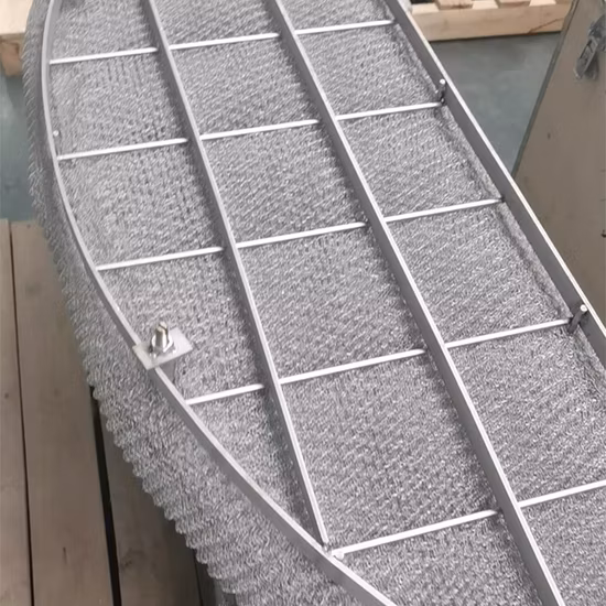 Eliminador de névoa de malha de arame metálico para separador de vapor líquido